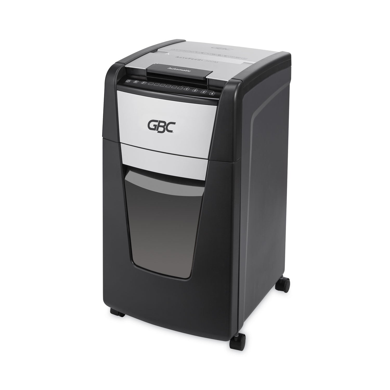 GBC® AutoFeed+ 300M Micro-Cut Office Shredder, 300 Auto/8 Manual Sheet Capacity