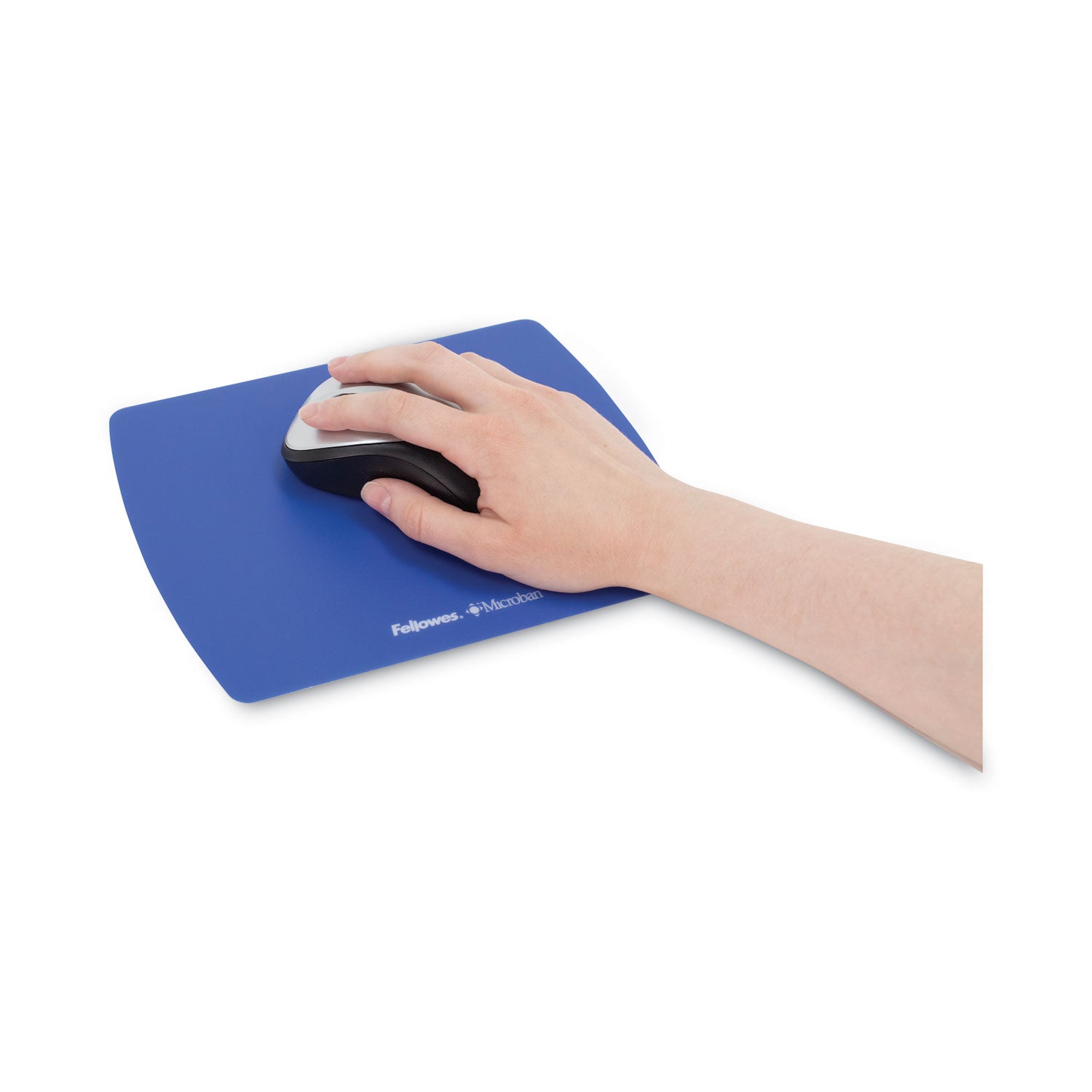 Fellowes® Ultra Thin Mouse Pad with Microban Protection, 9 x 7, Sapphire Blue