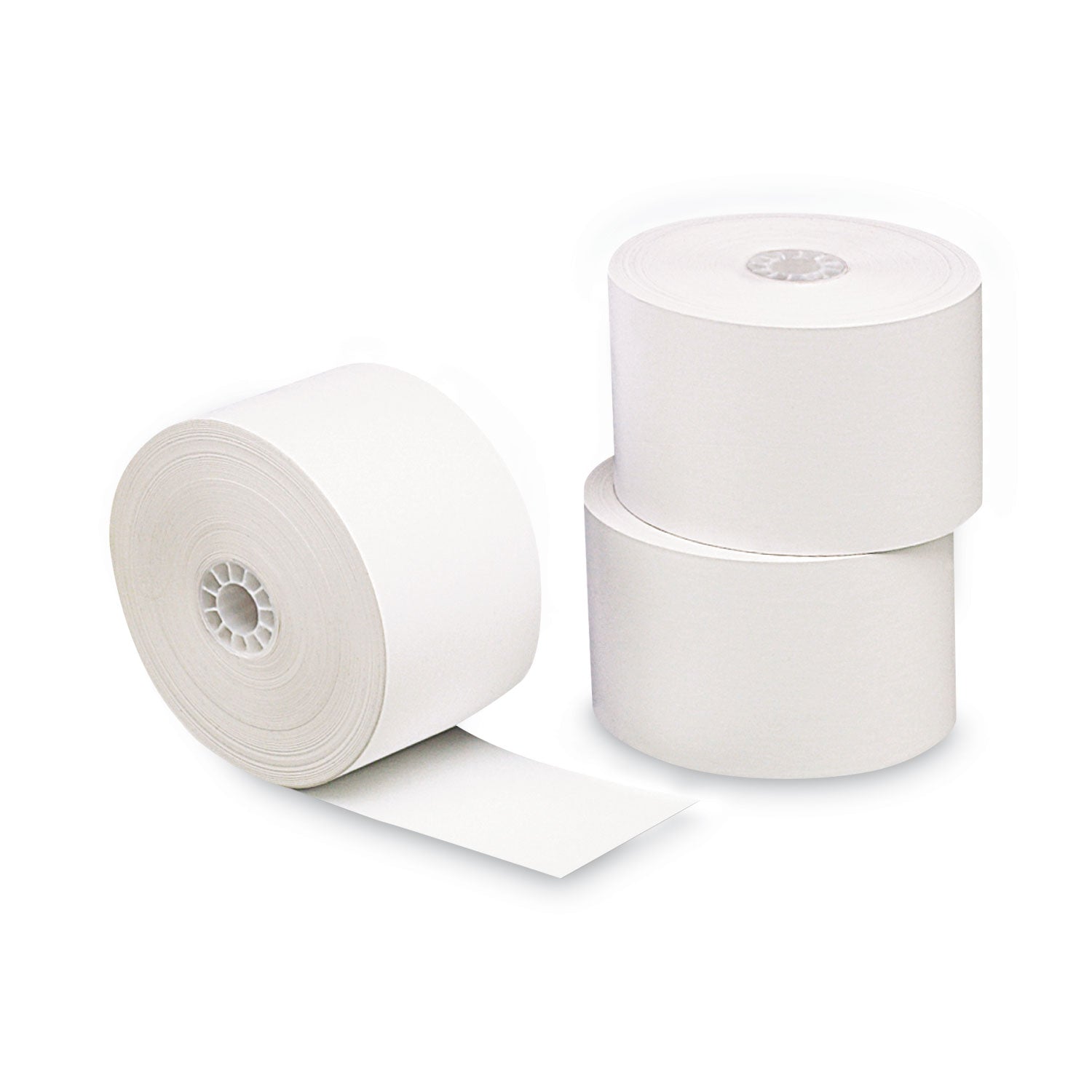 Direct Thermal Printing Paper Rolls, 1.75" x 230 ft, White, 10/Pack