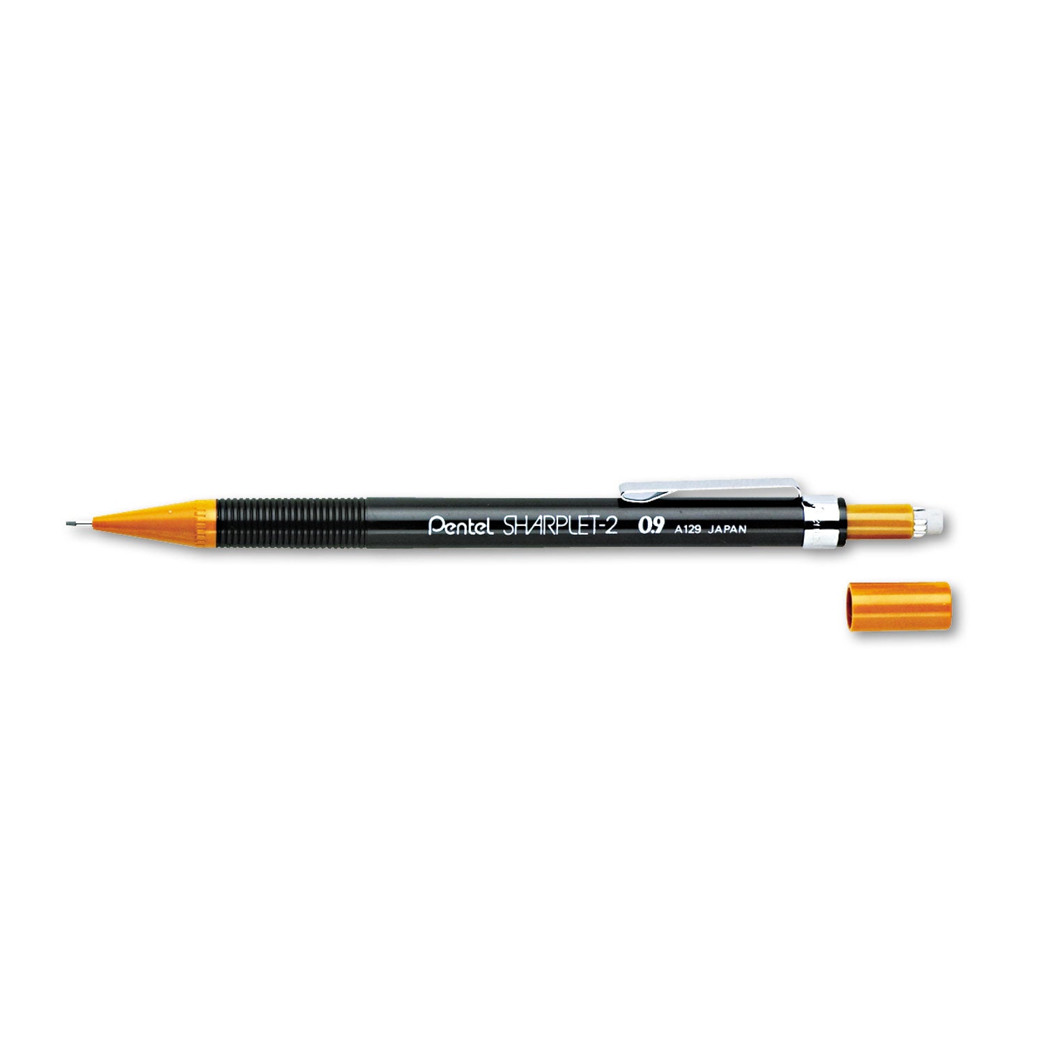 Pentel® Sharplet-2 Mechanical Pencil, 0.9 mm, HB (#2), Black Lead, Brown Barrel