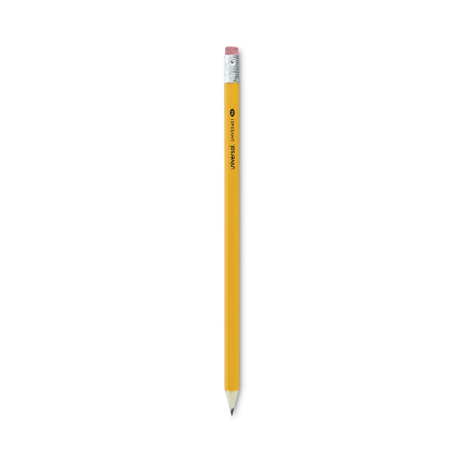 #2 Pre-Sharpened Woodcase Pencil, HB (#2), Black Lead, Yellow Barrel, 24/Pack