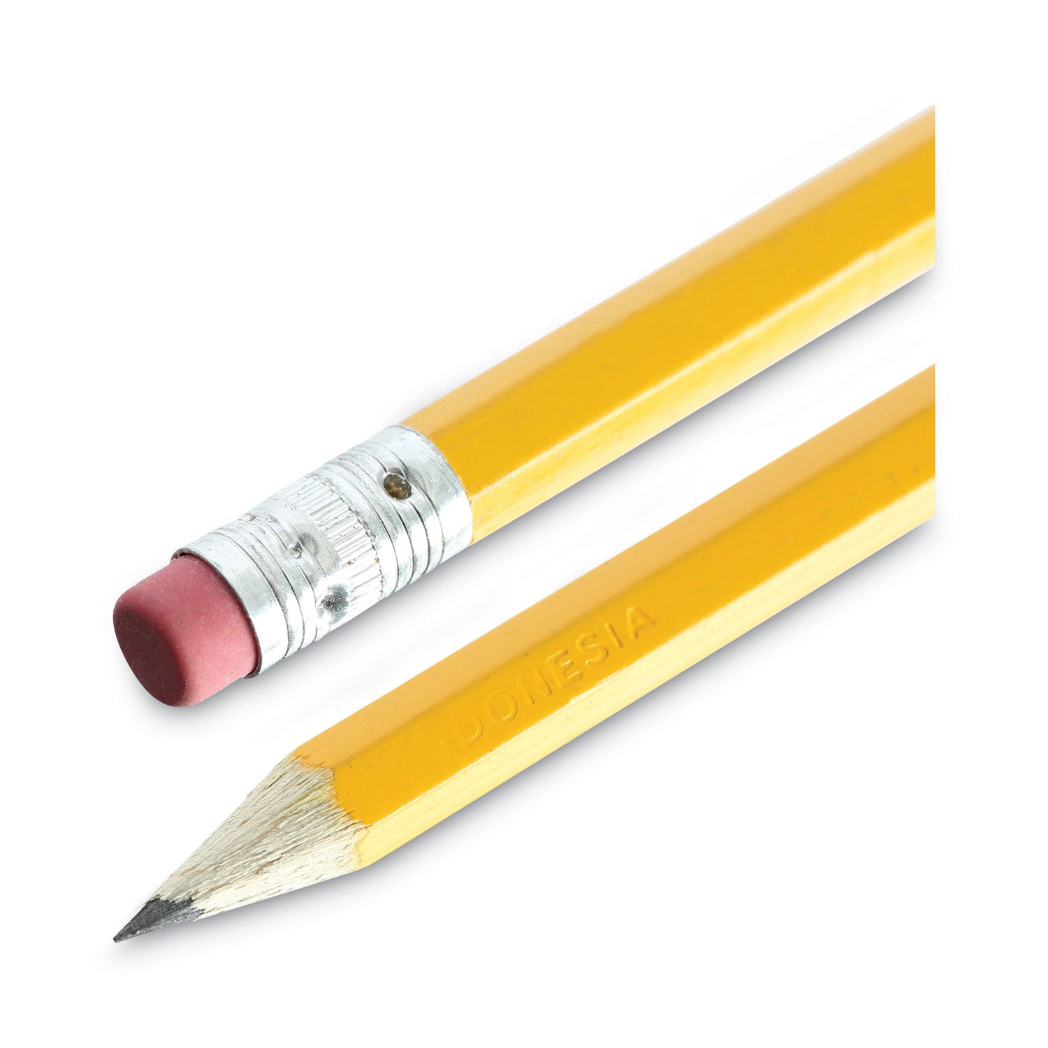 Universal™ #2 Pre-Sharpened Woodcase Pencil, HB (#2), Black Lead, Yellow Barrel, 24/Pack