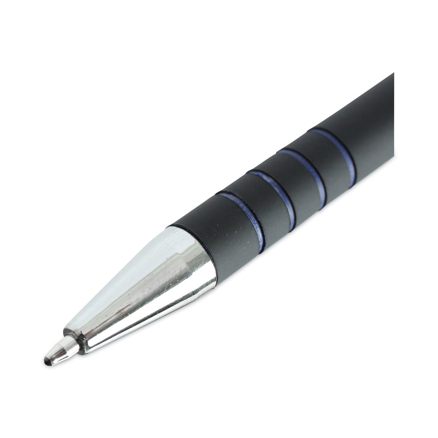 Universal™ Ballpoint Pen, Retractable, Medium 1 mm, Blue Ink, Blue Barrel, Dozen