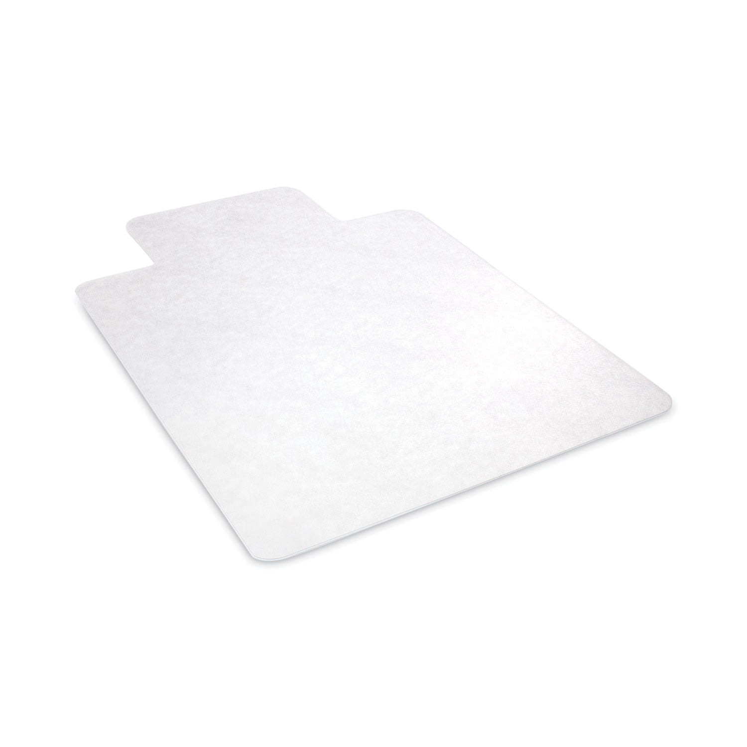 deflecto® EconoMat All Day Use Chair Mat for Hard Floors, Flat Packed, 46 x 60, Lipped, Clear