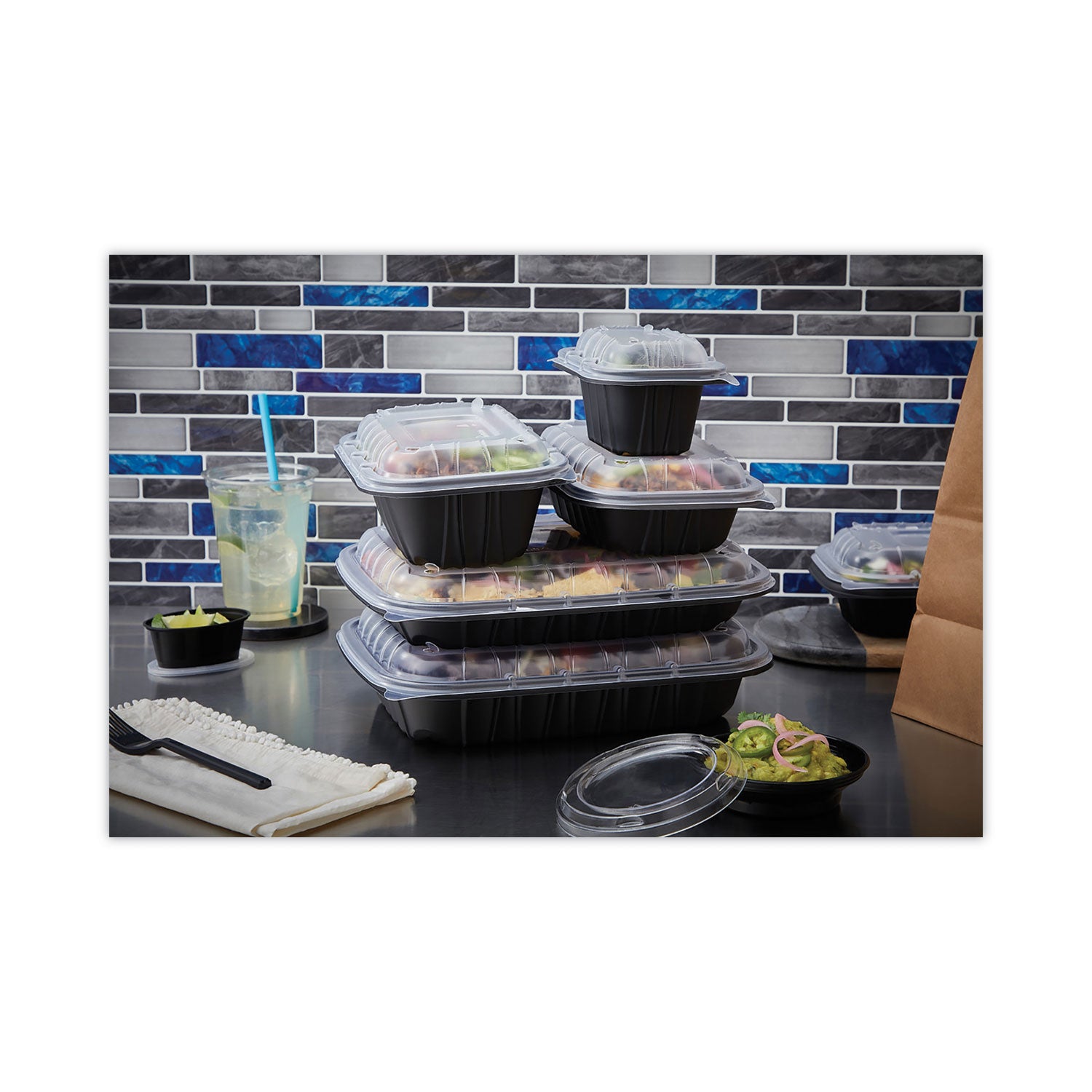 Pactiv Evergreen EarthChoice Entree2Go Takeout Container Vented Lid, 5.65 x 4.25 x 0.93, Clear, Plastic, 600/Carton