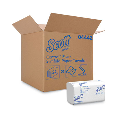 Scott® Slimfold Towels, 1-Ply, 7.5 x 11.6, White, 90/Pack, 24 Packs/Carton - Flipcost
