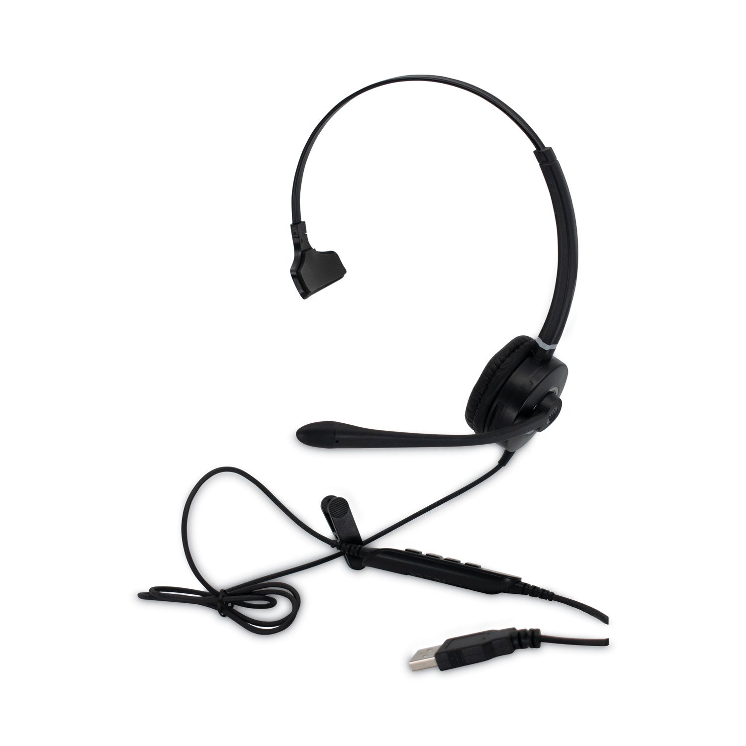 Spracht HS-WD-USB-1 Monaural Over The Head Headset, Black