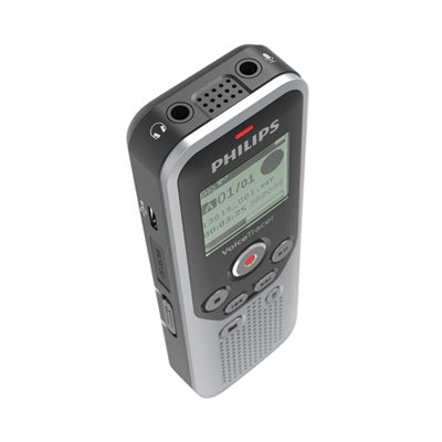 Philips® Voice Tracer DVT1250 Audio Recorder, 8 GB, Black/Silver Flipcost Flipcost