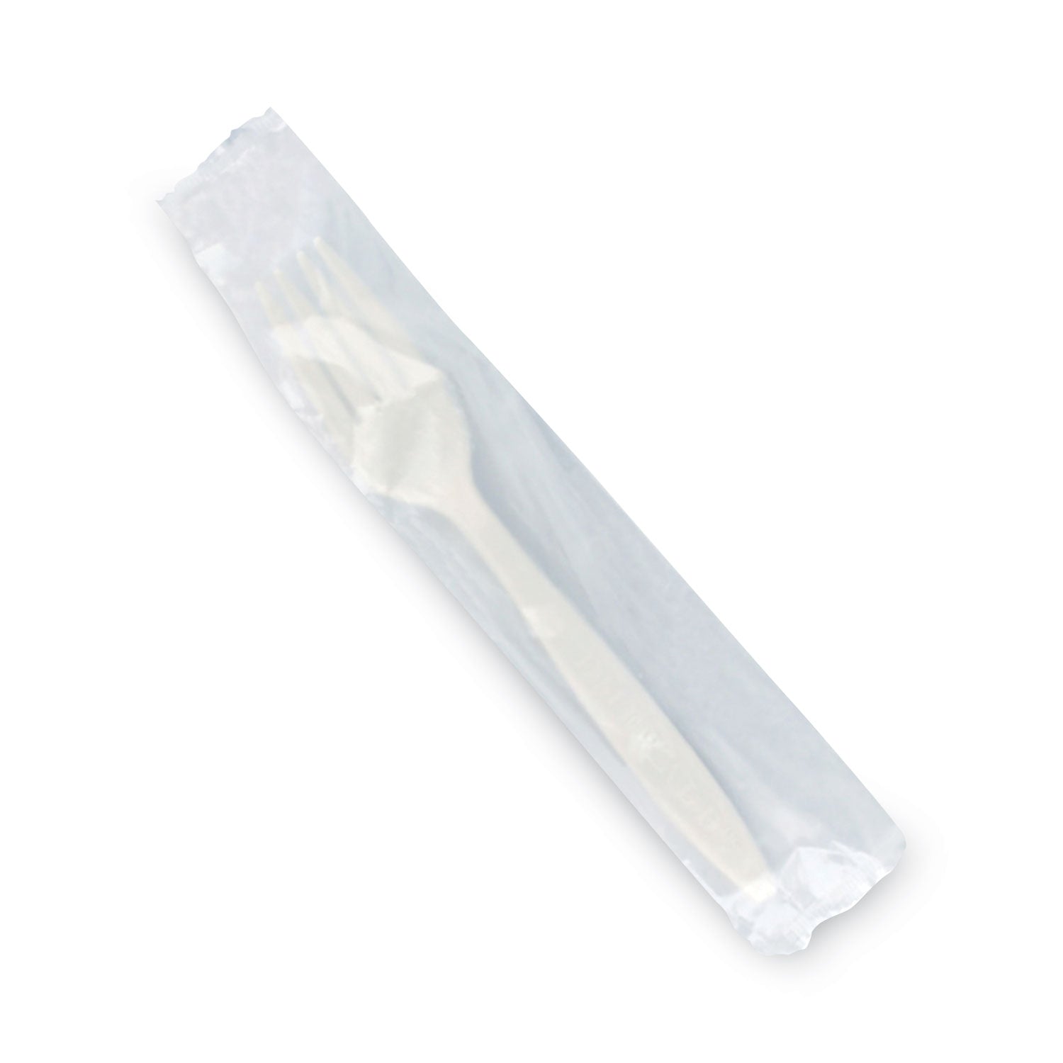 Individually Wrapped Heavyweight PLA Forks, Beige, 500/Carton Flipcost Flipcost