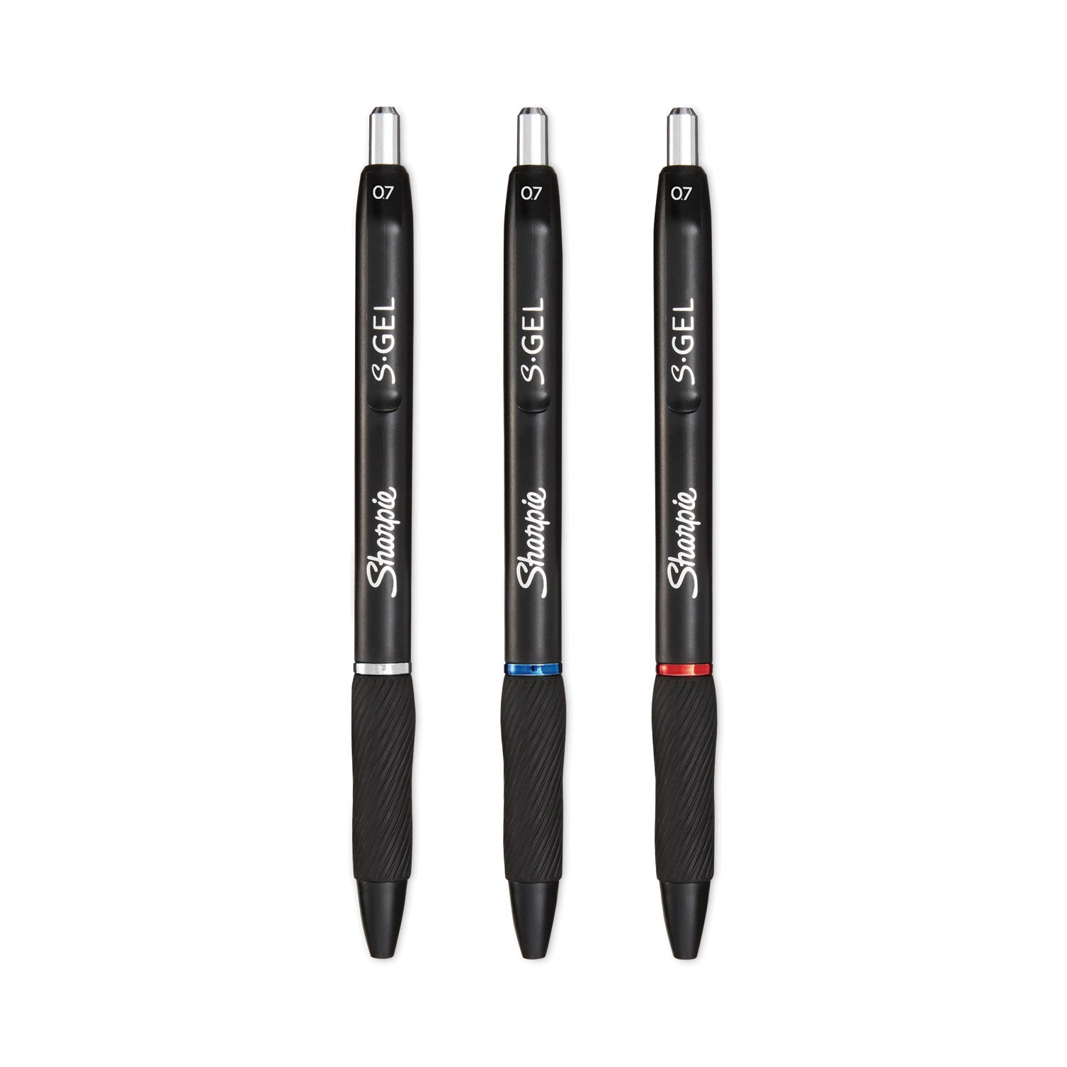 S-Gel High-Performance Gel Pen, Retractable, Medium 0.7 mm, Assorted Ink Colors, Black Barrel, Dozen Sharpie® S-Gel™ Flipcost