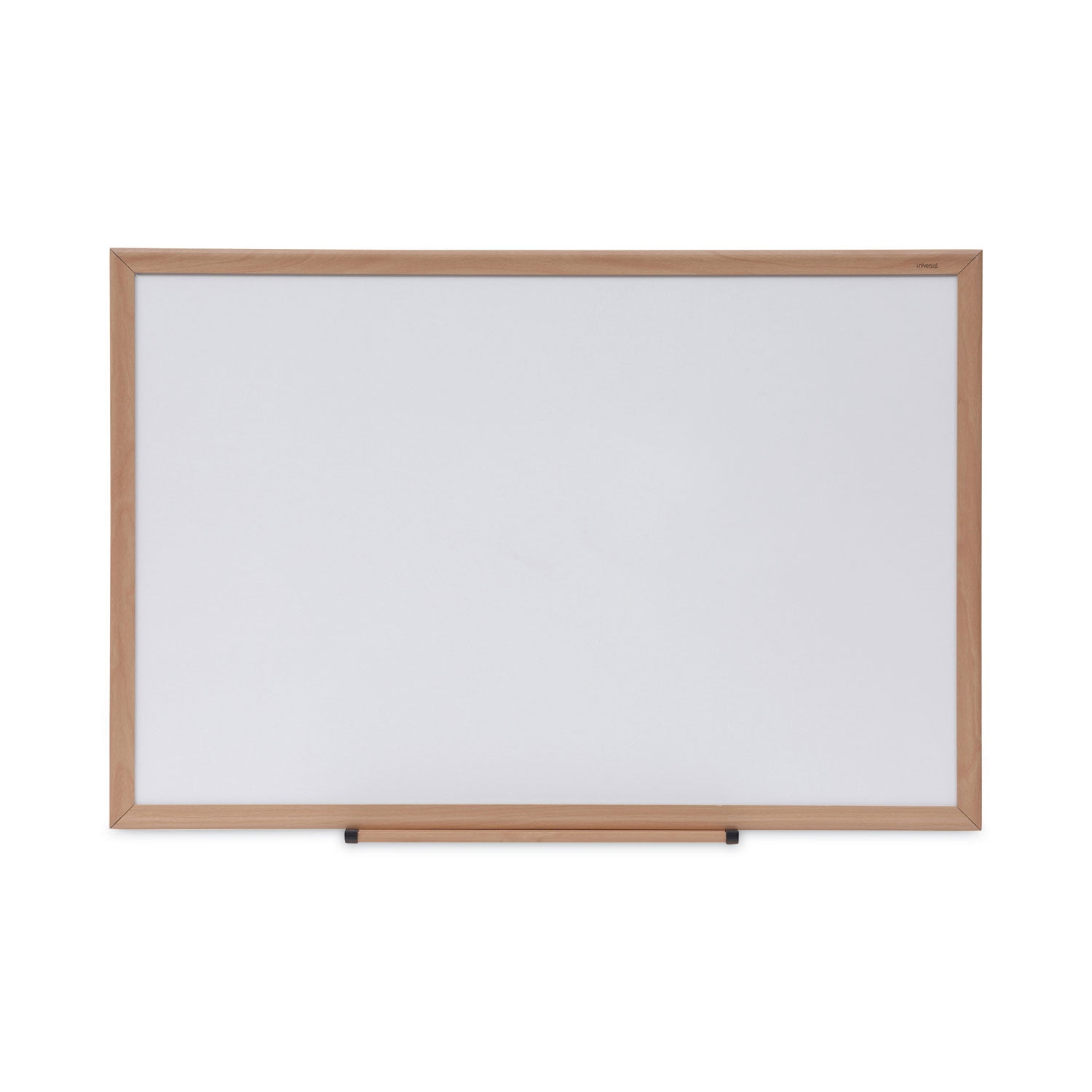 Deluxe Melamine Dry Erase Board, 36 x 24, Melamine White Surface, Oak Fiberboard Frame