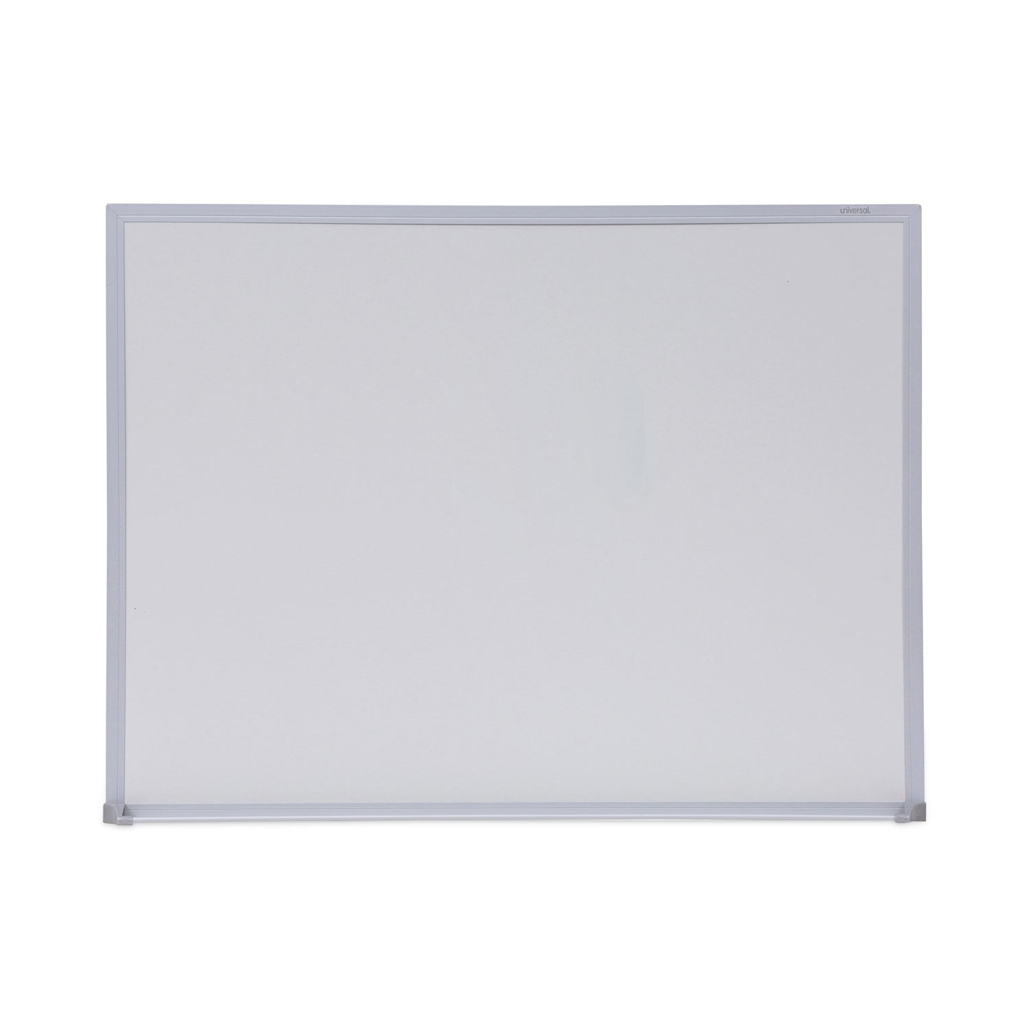 Melamine Dry Erase Board with Aluminum Frame, 24 x 18, White Surface, Anodized Aluminum Frame