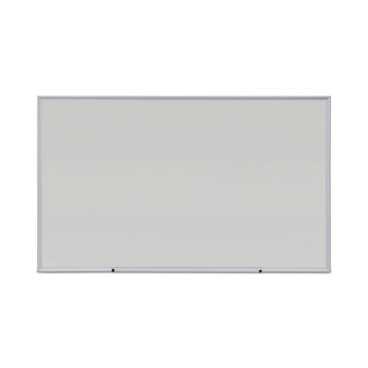 Deluxe Melamine Dry Erase Board, 60 x 36, Melamine White Surface, Silver Anodized Aluminum Frame