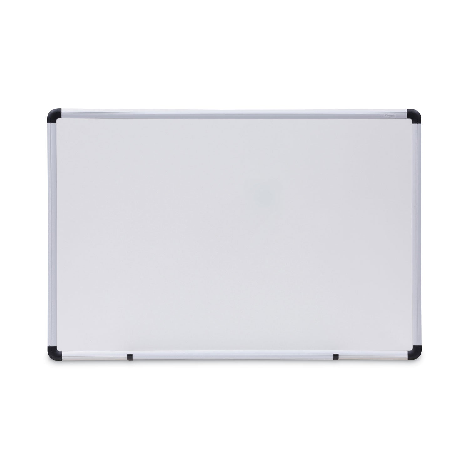 Modern Melamine Dry Erase Board with Aluminum Frame, 36 x 24, White Surface