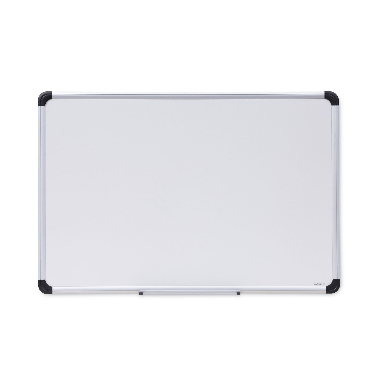 Deluxe Porcelain Magnetic Dry Erase Board, 36 x 24, White Surface, Silver/Black Aluminum Frame