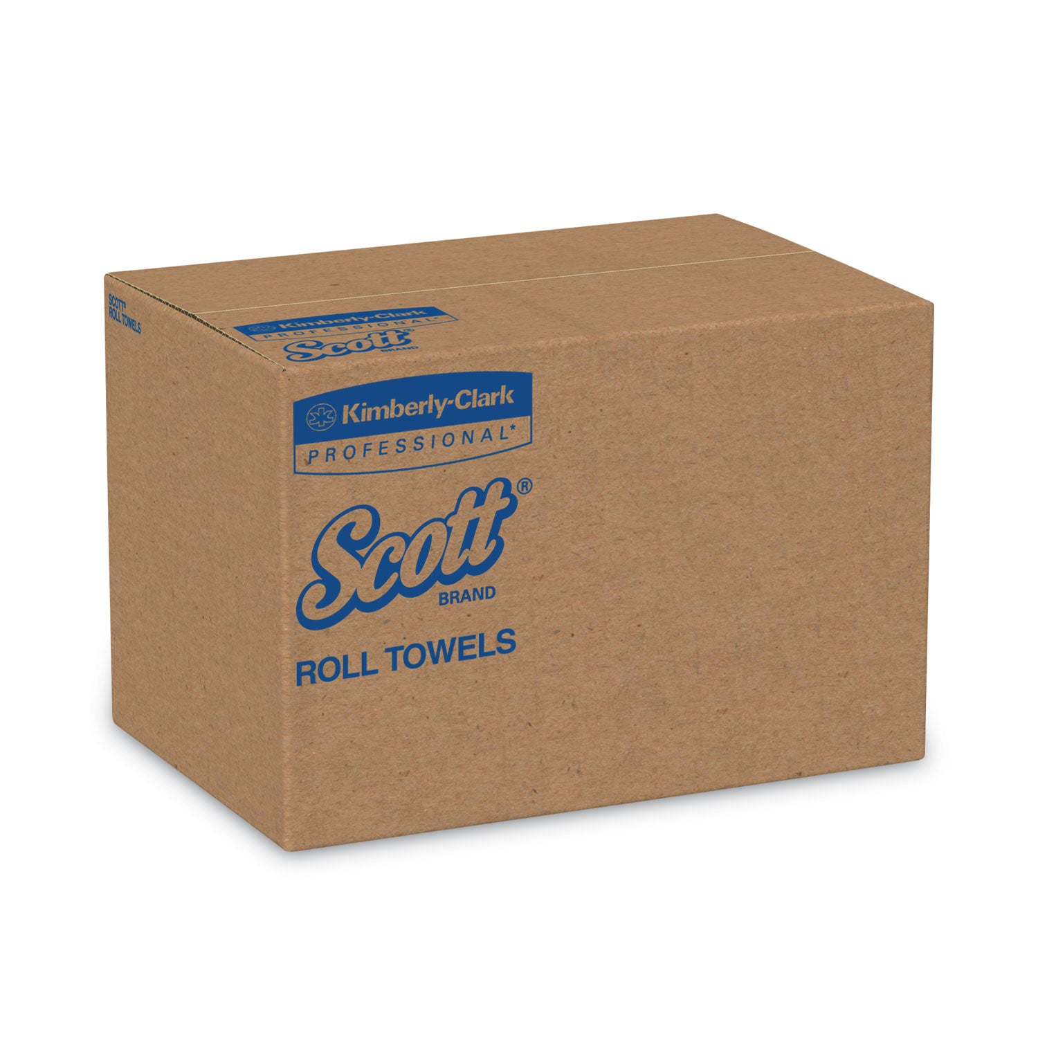 Scott® Essential Hard Roll Towels for Business, 1-Ply, 8" x 800 ft, 1.5" Core, Natural, 12 Rolls/Carton