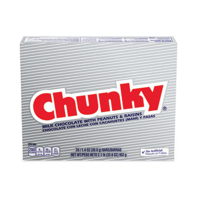 Chunky Bar, Individually Wrapped, 1.4 oz, 24/Carton, Ships in 1-3 Business Days - Flipcost