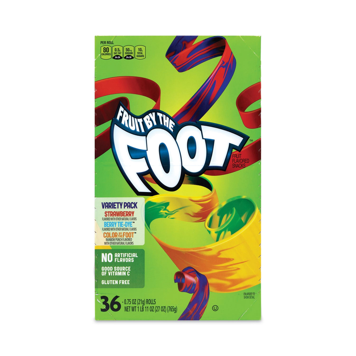 Betty Crocker™ Fruit By The Foot Variety Pack, Assorted Flavors, 0.75 oz, 36 Pouches/Carton