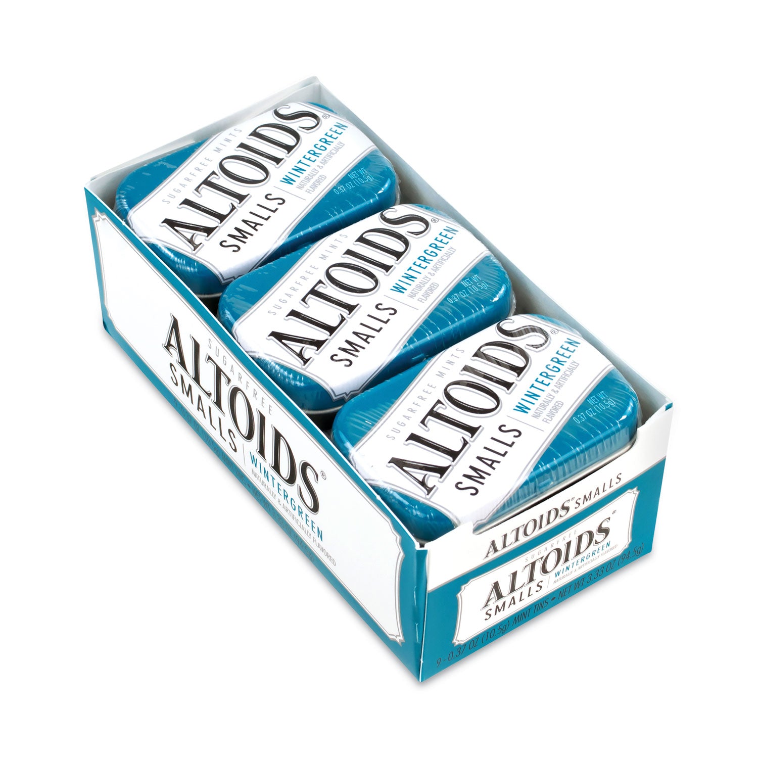 Altoids® Smalls Sugar Free Mints, Wintergreen, 0.37 oz, 9 Tins/Pack