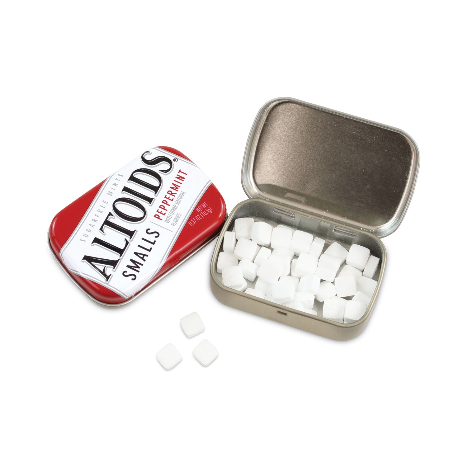 Smalls Sugar Free Mints, Peppermint, 0.37 oz, 9 Tins/Pack