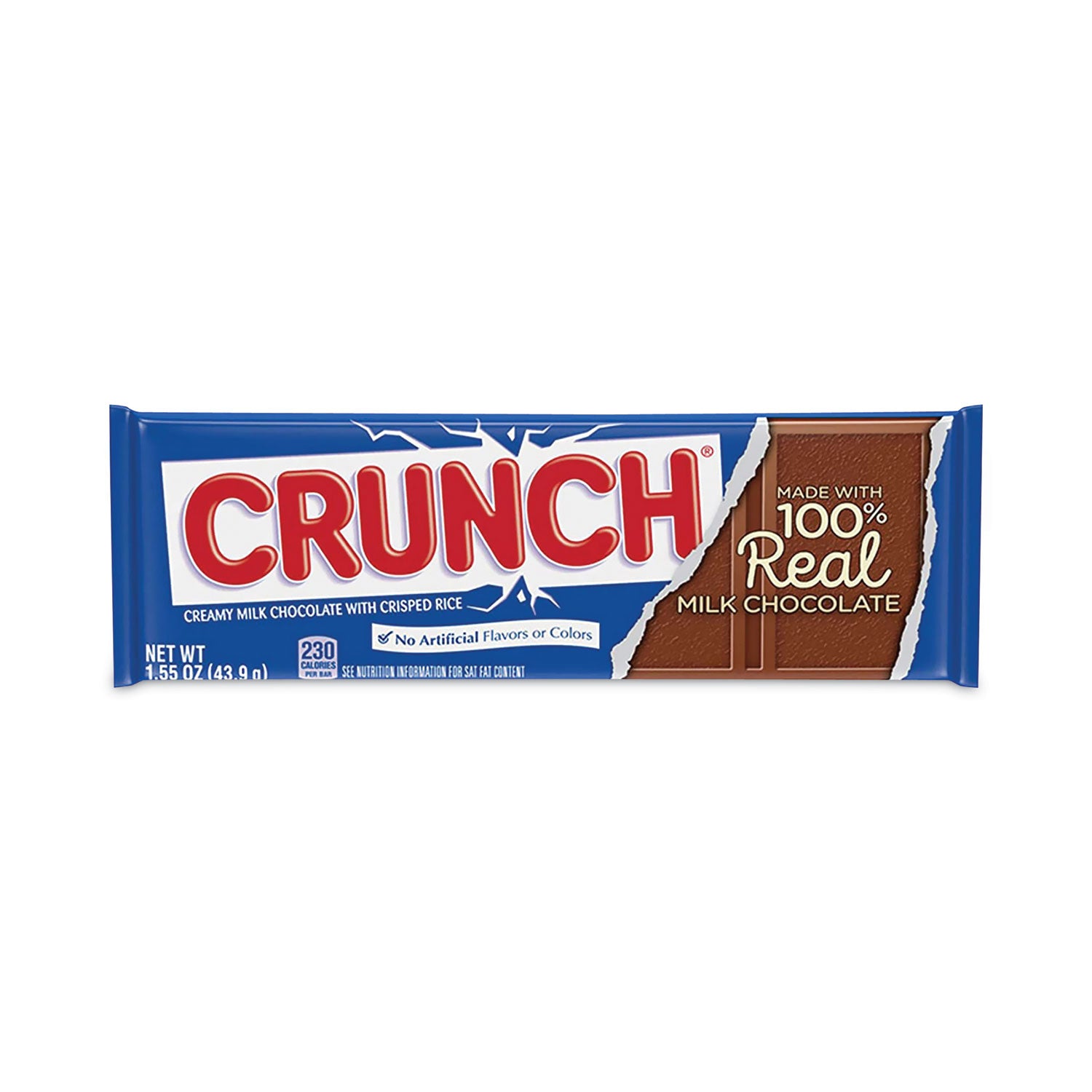 Crunch Bar, Individually Wrapped, 1.55 oz, 36/Carton