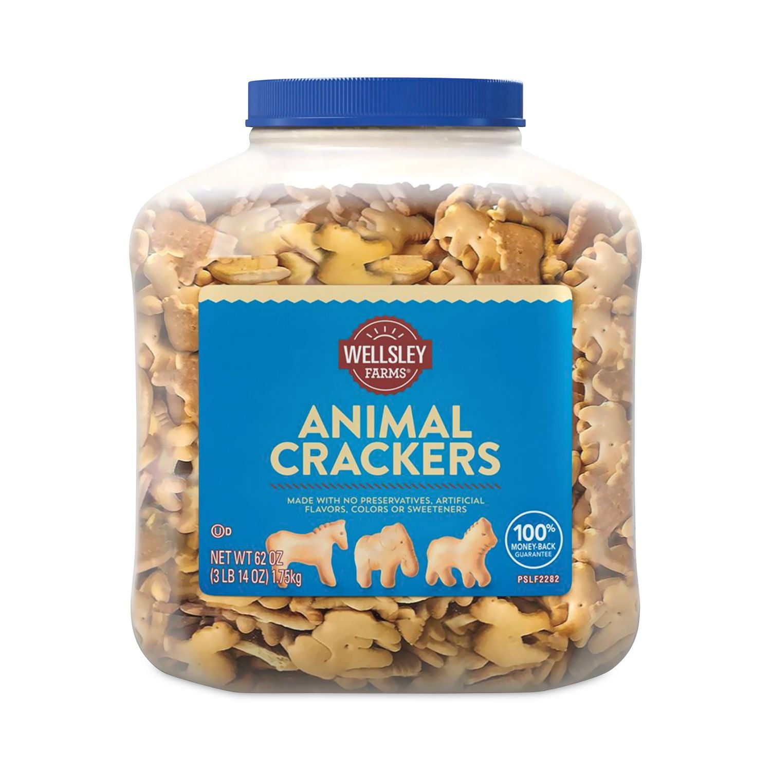 Animal Crackers, 62 oz Tub