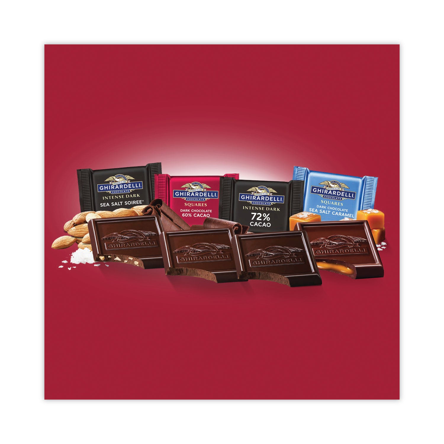 Ghirardelli® Squares Premium Dark Chocolate Assortment, 14.86 oz Bag