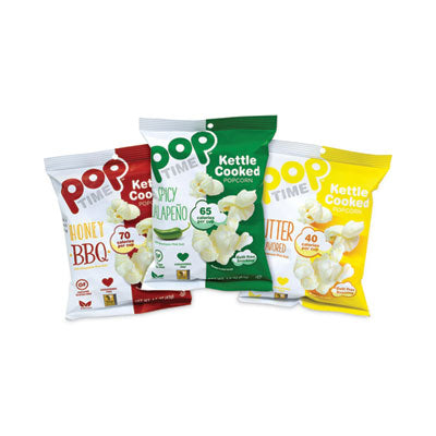 Kettle Cooked Popcorn Variety Pack, Assorted Flavors, 1 oz Bag, 24/Carton, Ships in 1-3 Business Days - Flipcost