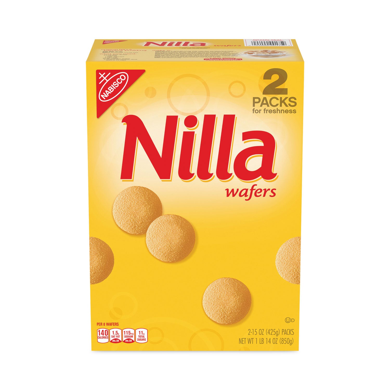 Nilla Wafers, 15 oz Box, 2 Boxes/Pack