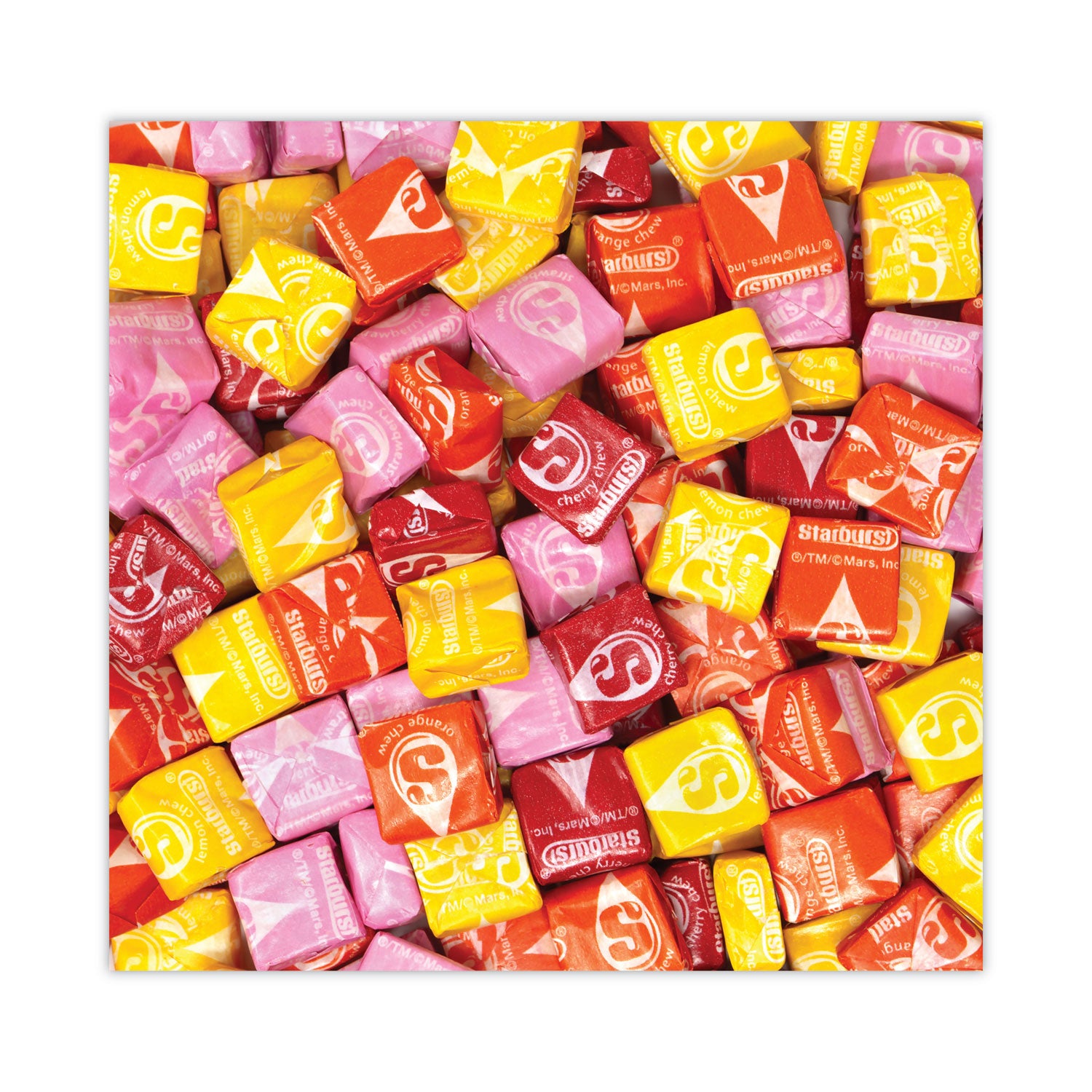 Starburst® Original Fruit Chews, Cherry; Lemon; Orange; Strawberry, 50 oz Bag