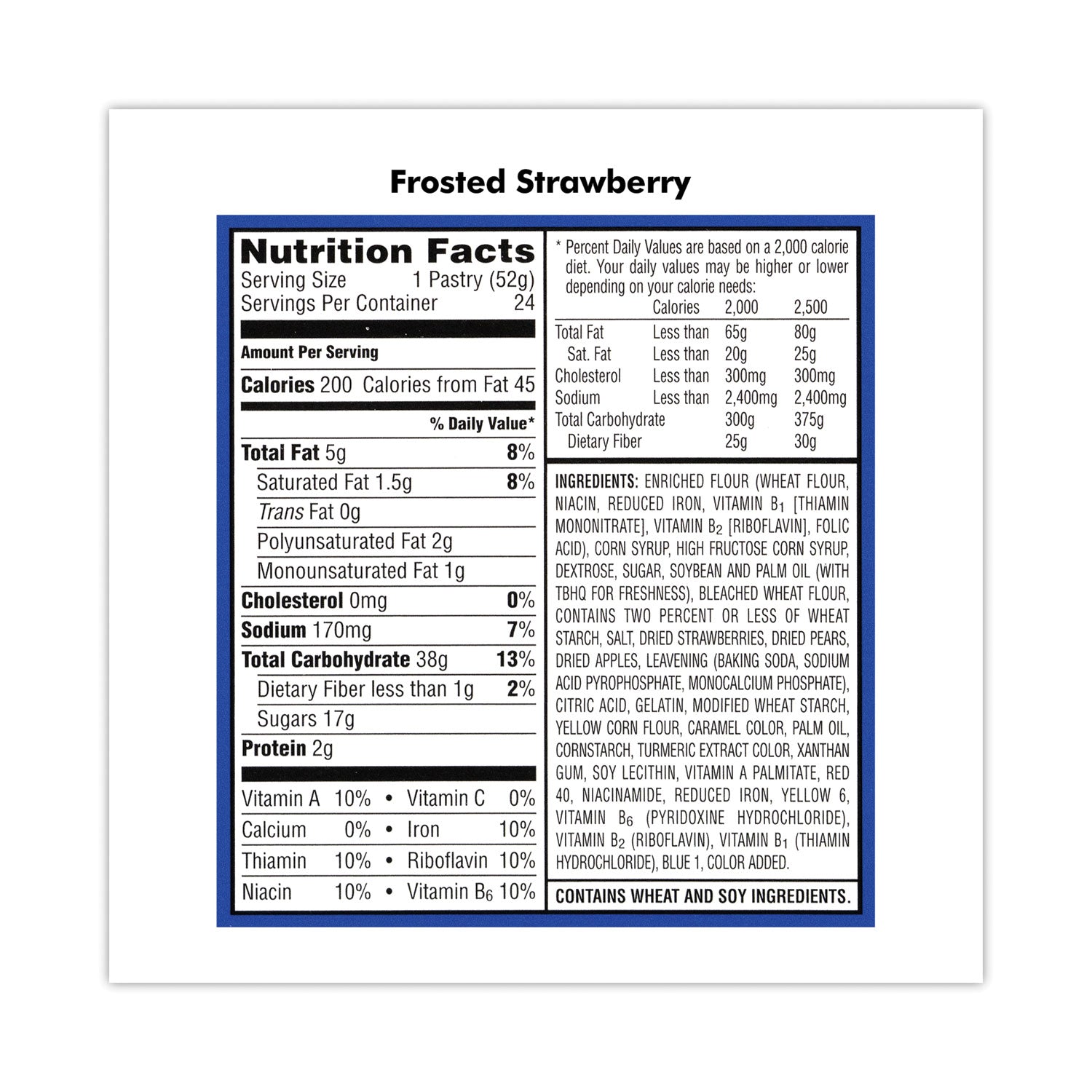 Kellogg's® Pop Tarts, Brown Sugar Cinnamon/Strawberry, 2 Tarts/Pouch, 12 Pouches/Pack, 2 Packs/Carton