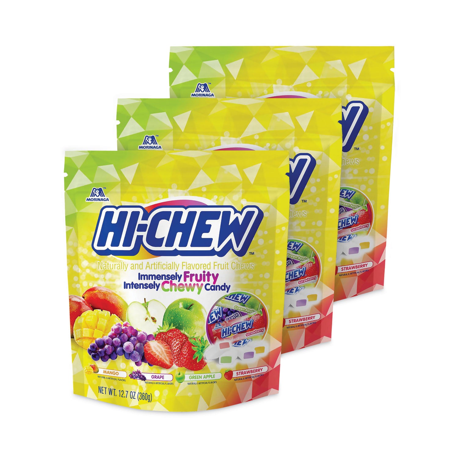 Hi-Chew™ Fruit Chews, Original, 12.7 oz, 3/Carton