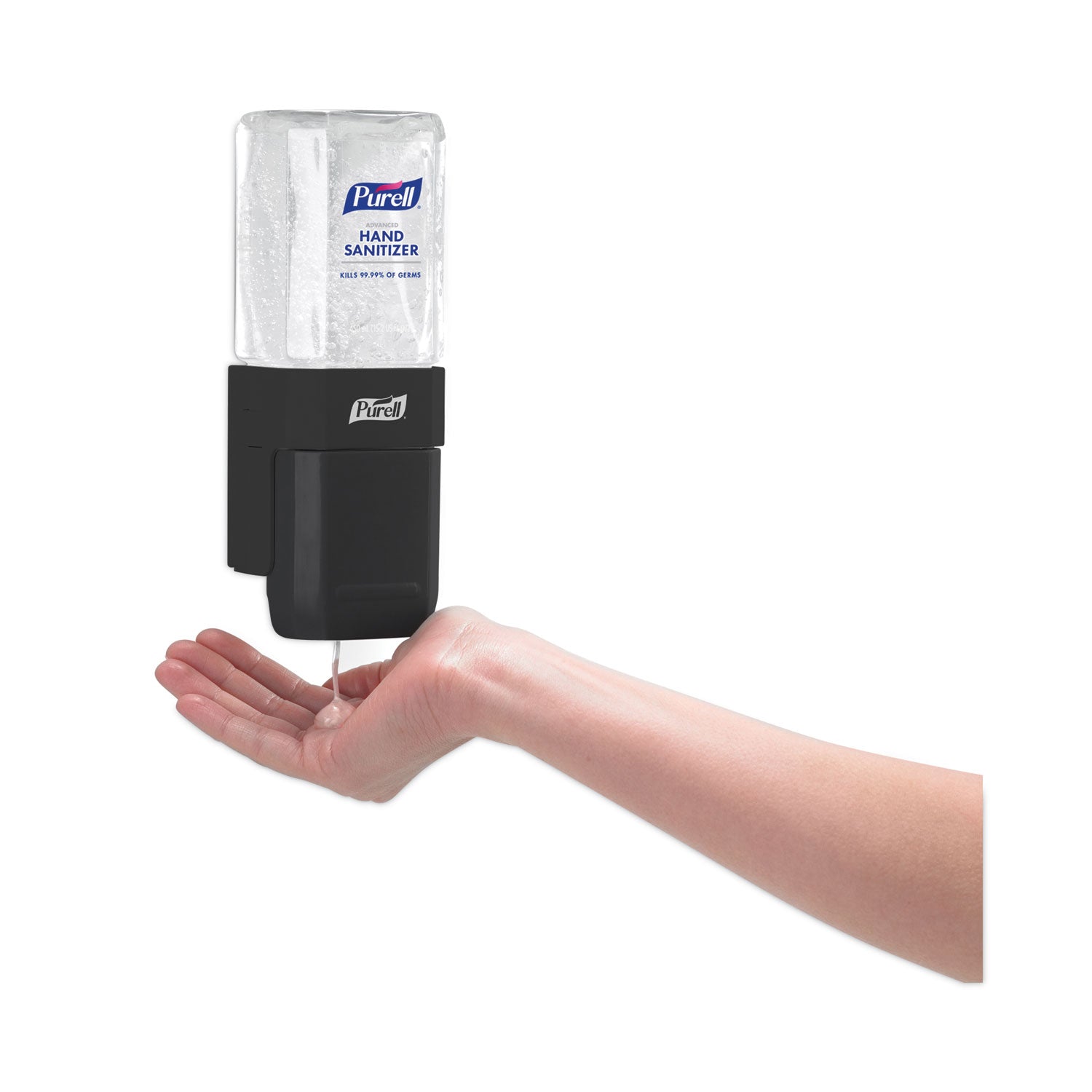 PURELL® ES1 Hand Sanitizer Dispenser Starter Kit, 450 mL, 3.12 x 5.88 x 5.81, Graphite, 6/Carton