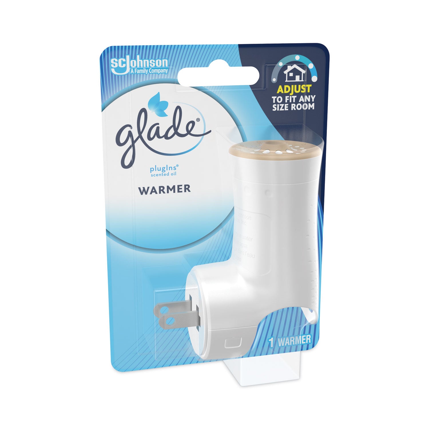 Glade® Plug-Ins Scented Oil Warmer Holder, 4.45 x 6.25 x 11.45, White