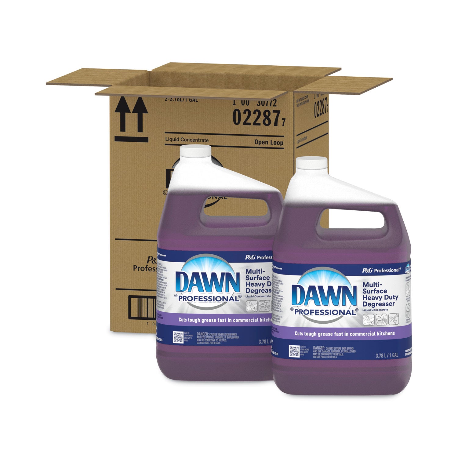 Multi-Surface Heavy Duty Degreaser, Fresh Scent, 1 gal Bottle, 2/Carton