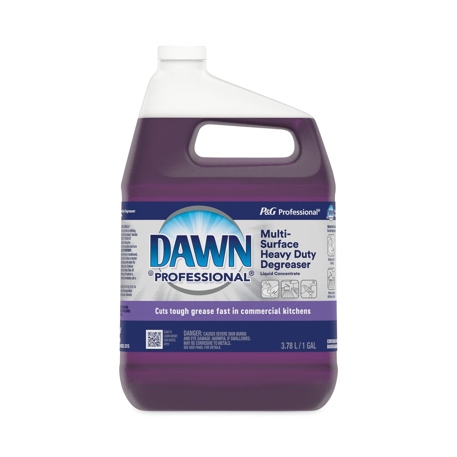 Dawn® Professional Multi-Surface Heavy Duty Degreaser, Fresh Scent, 1 gal Bottle, 2/Carton