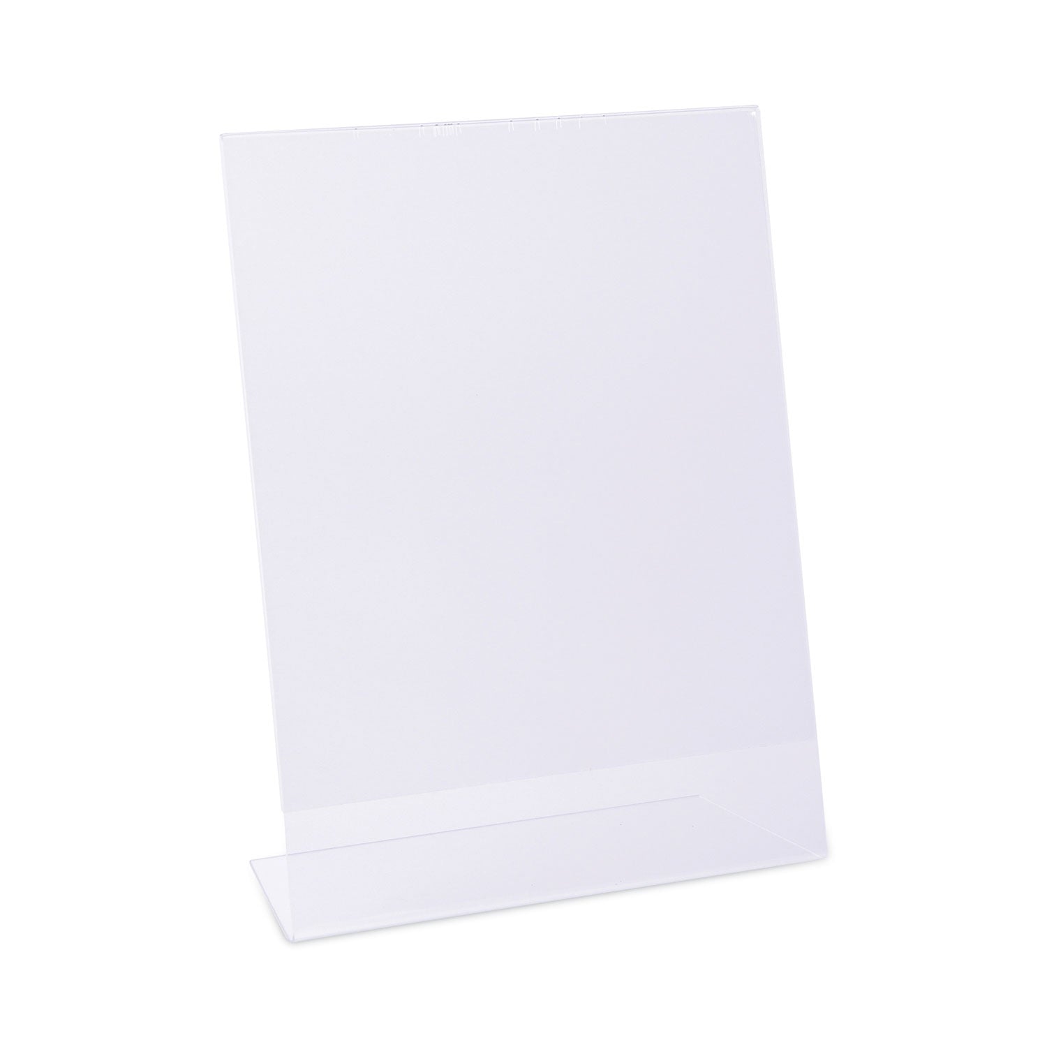 Clear L-Style Freestanding Frame, 8.5 x 11 Insert, 3/Pack