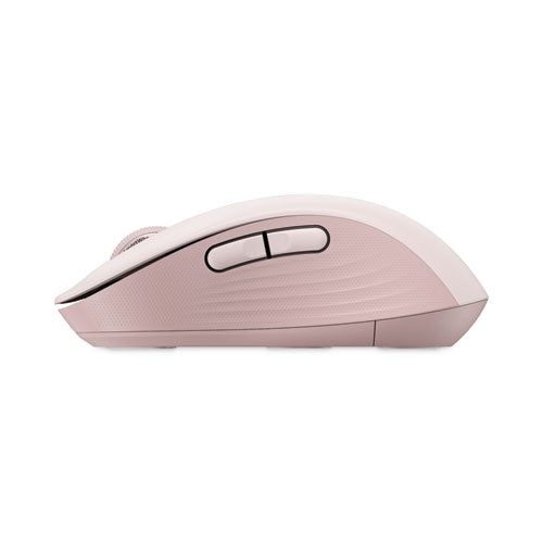 Signature M650 Wireless Mouse, Medium, 2.4 GHz Frequency, 33 ft Wireless Range, Right Hand Use, Rose