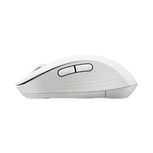 Logitech® Signature M650 for Business Wireless Mouse, Large, 2.4 GHz Frequency, 33 ft Wireless Range, Right Hand Use, Off White