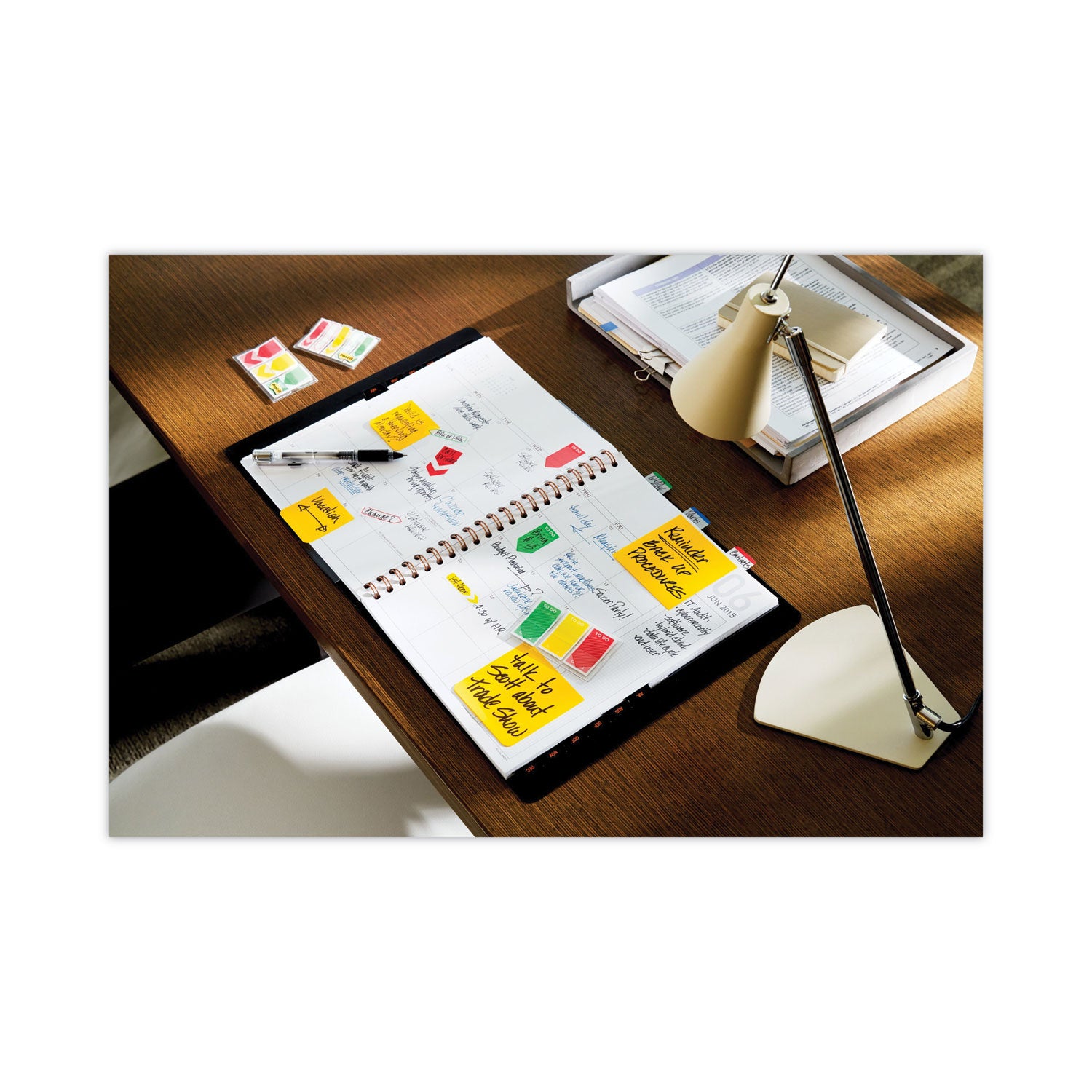 Arrow 1" Prioritization Page Flags, Red/Yellow/Green, 20 Flags/Dispenser, 3 Dispensers/Pack Post-it® Flags Flipcost