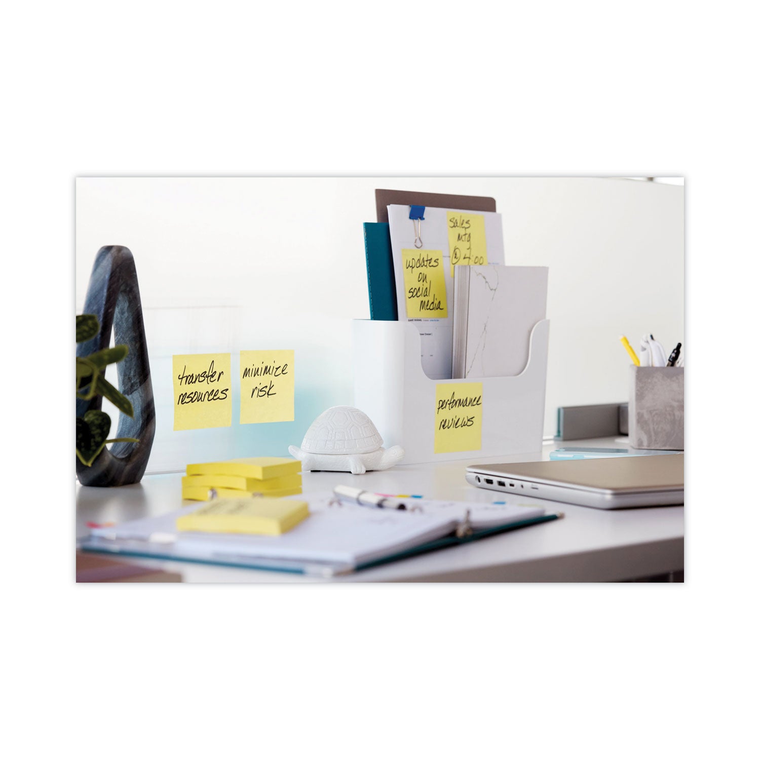 Post-it® Notes Original Pads in Canary Yellow, Cabinet Pack, 3" x 3", 90 Sheets/Pad, 18 Pads/Pack