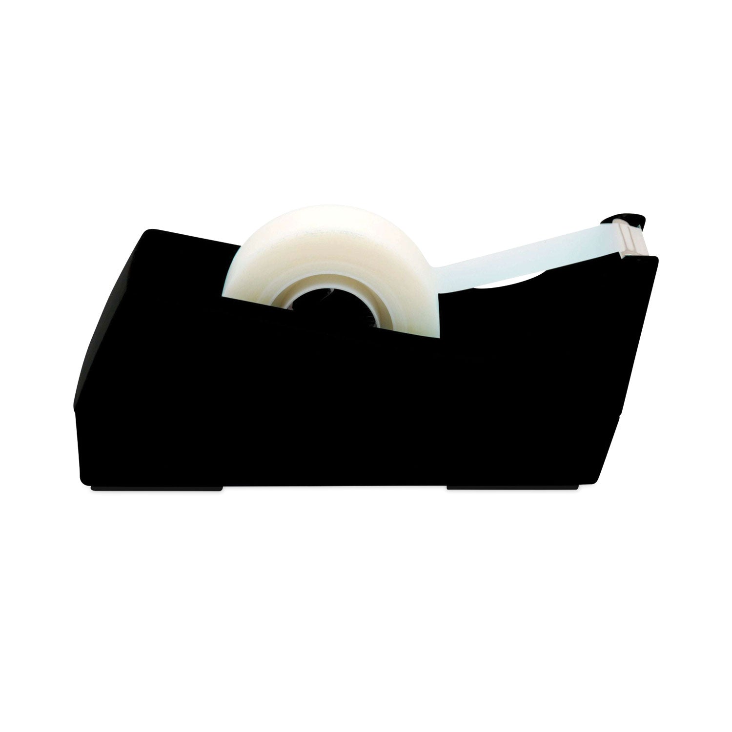 Scotch® Desktop Tape Dispenser, Weighted Non-Skid Base, 1" Core, Black