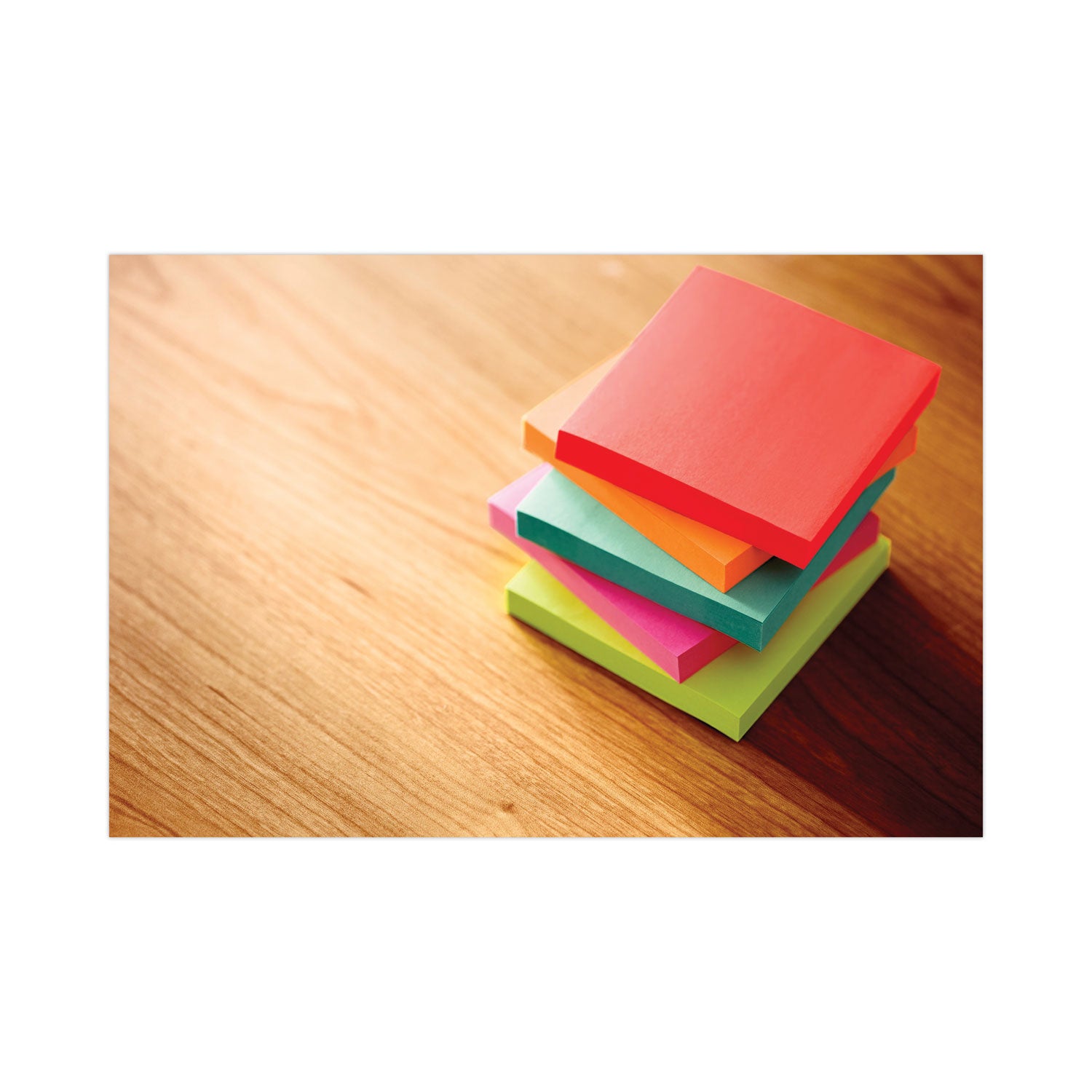 Post-it® Dispenser Notes Original Pop-up Refill, 3" x 3", Poptimistic Collection Colors, 100 Sheets/Pad, 6 Pads/Pack