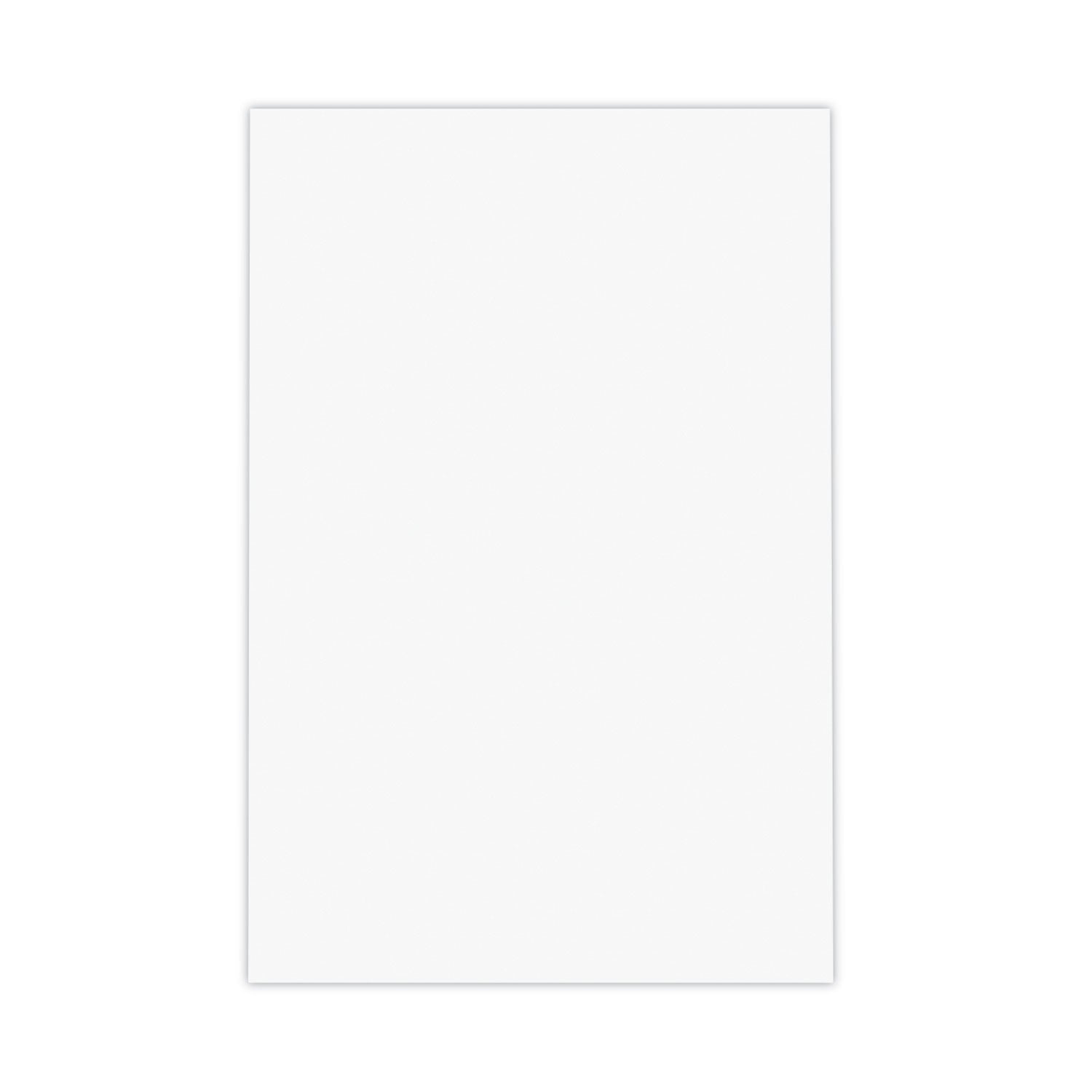 Universal® Loose White Memo Sheets, 4 x 6, Unruled, Plain White, 500/Pack