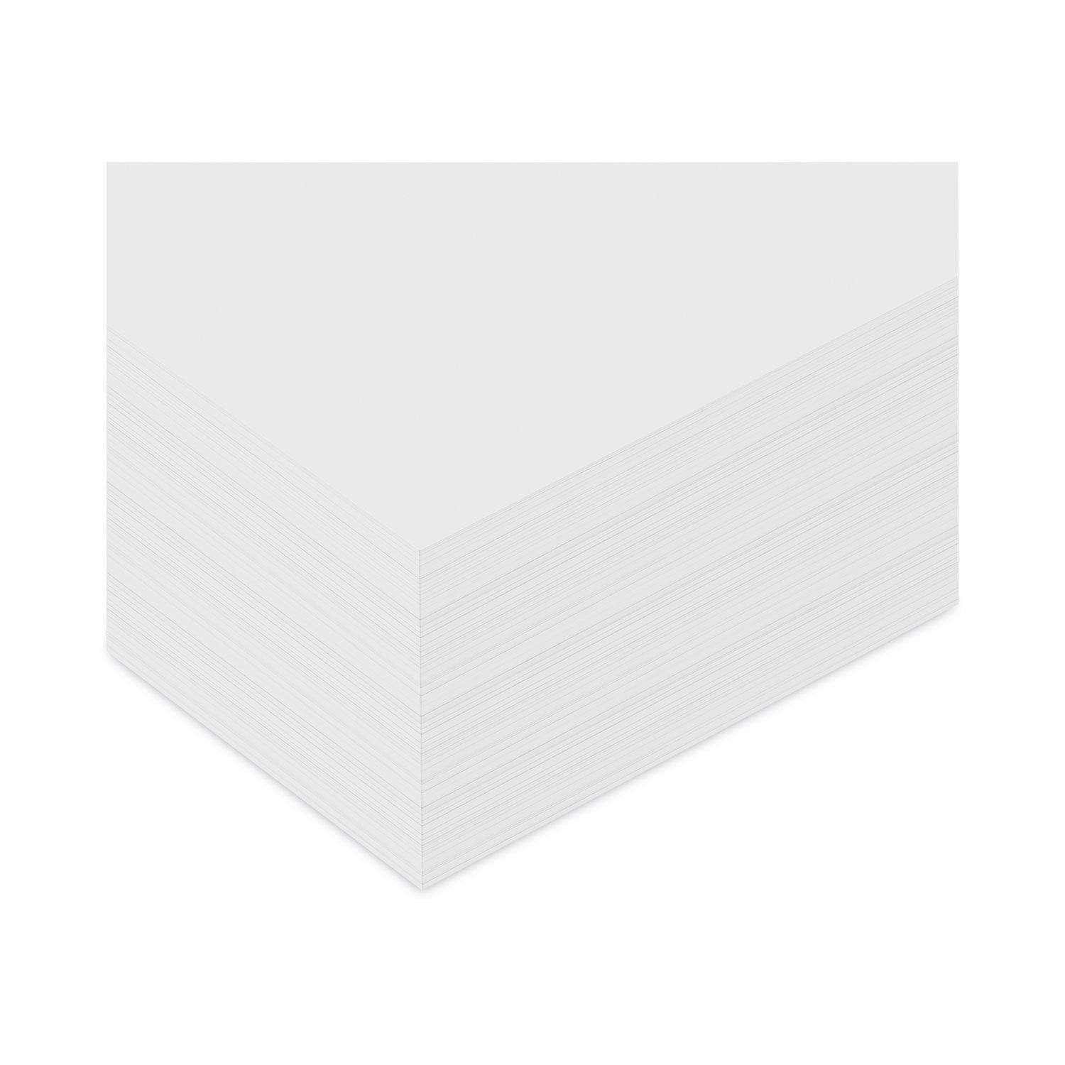 Universal® Loose White Memo Sheets, 4 x 6, Unruled, Plain White, 500/Pack