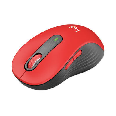 Logitech® Signature M650 Wireless Mouse, Large, 2.4 GHz Frequency, 33 ft Wireless Range, Right Hand Use, Red - Flipcost