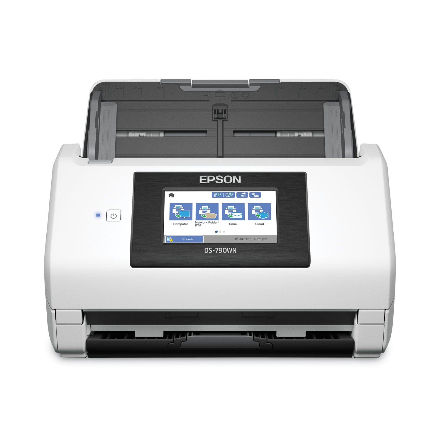 DS-790WN Wireless Network Color Document Scanner, 600 dpi Optical Resolution, 100-Sheet Duplex Auto Document Feeder