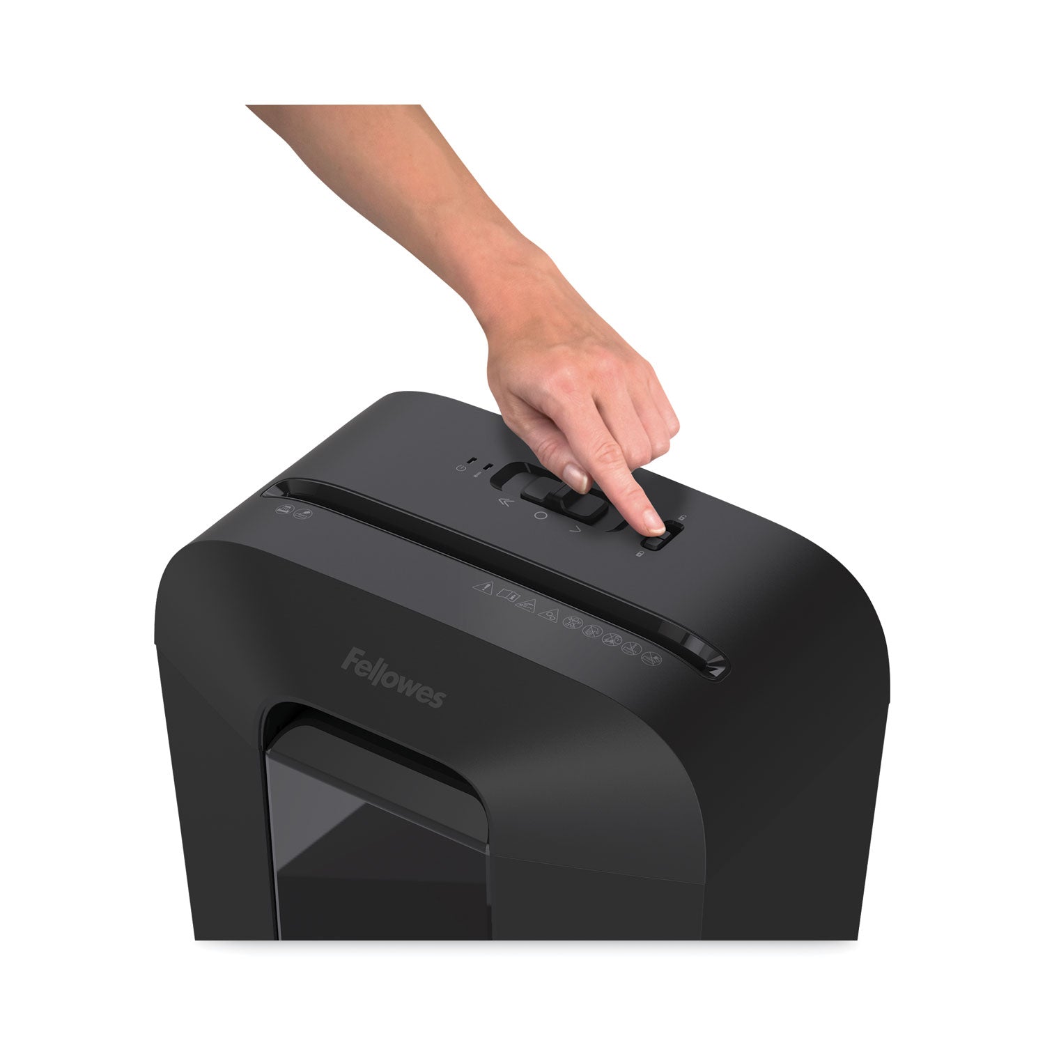 Fellowes® Powershred LX70 Cross-Cut Shredder, 11 Manual Sheet Capacity