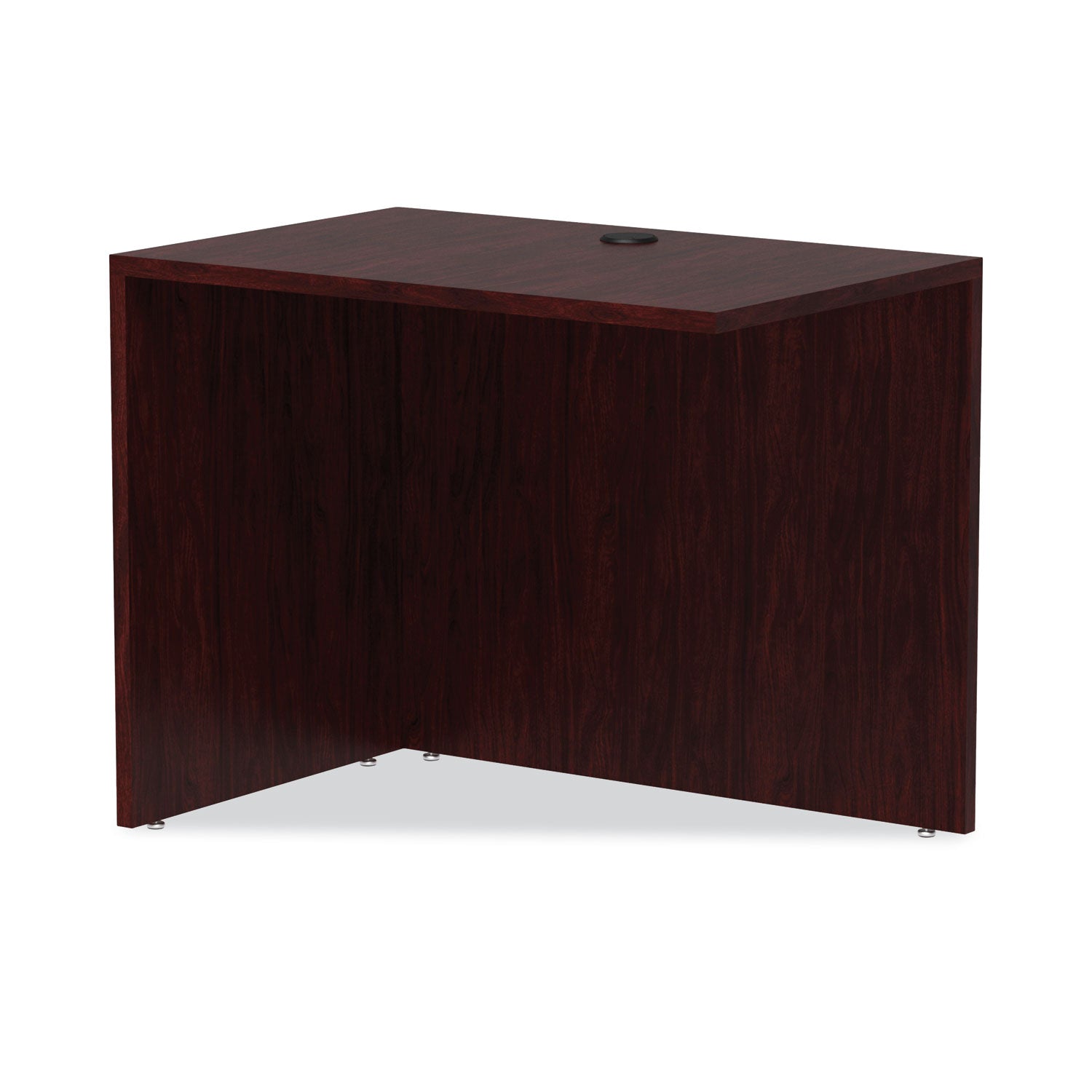 Alera® Alera Valencia Series Reversible Return/Bridge Shell, 35w x 23.63d x 29.5h, Mahogany