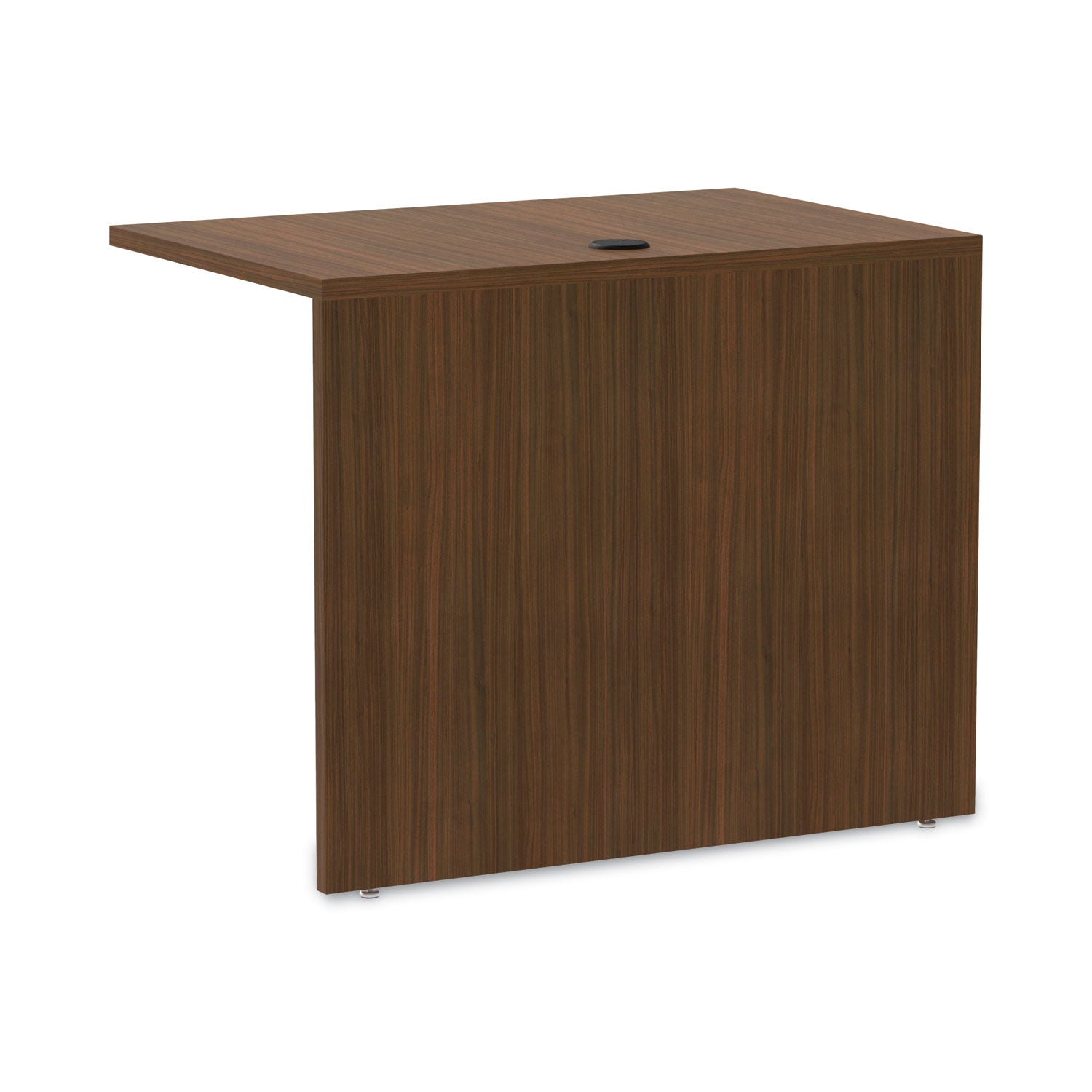 Alera® Alera Valencia Series Reversible Return/Bridge Shell, 35w x 23.63d x 29.5h, Modern Walnut